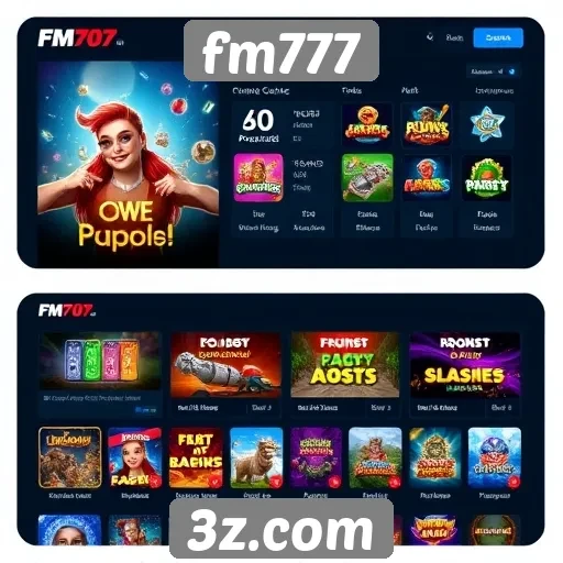 Novas funcionalidades do site de jogos fm777